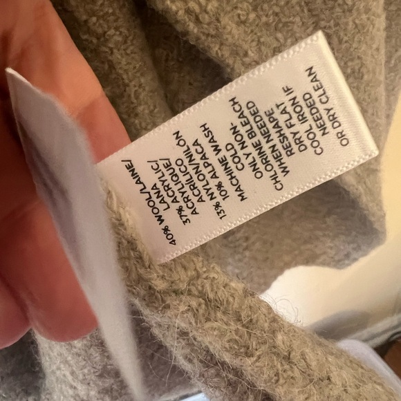 LOFT Neutral Brown Sleeveless Cardigan S - Picture 4 of 5